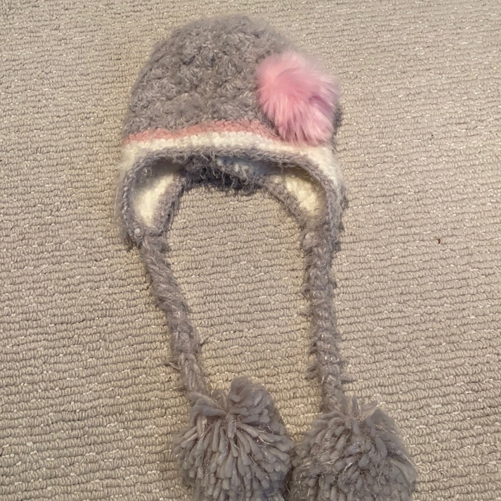 New boutique girls winter hat 6-12 months